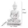 Oriental Culture Sandstone Buddha Sitting Meditation Buddha Statue Zen Ornament  Indoor