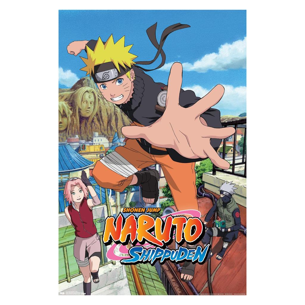 Наруто: Тканевый плакат Shippuden