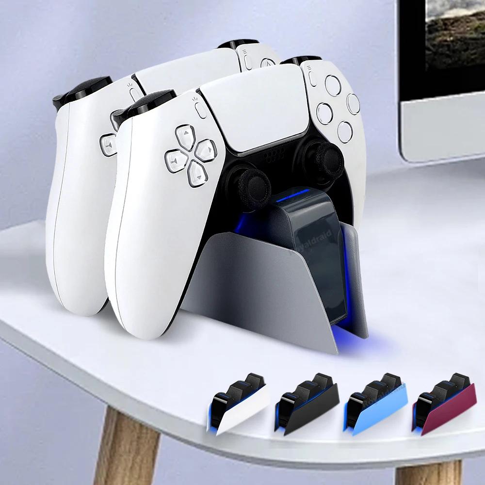5 ЦВЕТОВ для Зарядной Станции Dual Fast Charger для Контроллера PS5, Type-C и Игрового Контроллера PS5 Edge, Индикатор