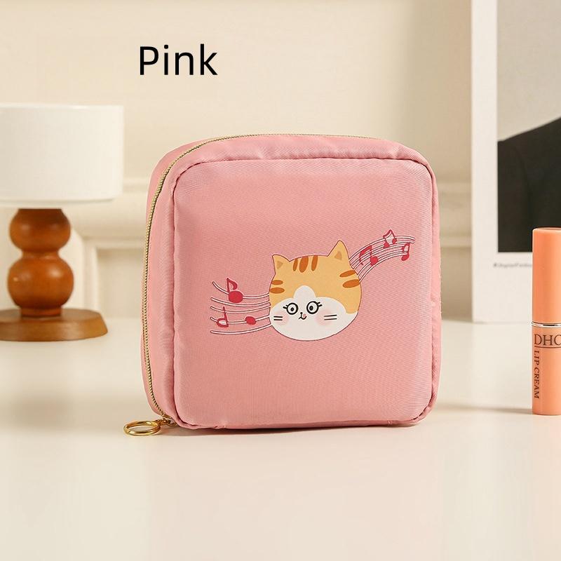 Large Capacity Sanitary Pad Lipstick Coin Purse Women's Menstrual Handkerchief Storage Bag Portable Sanitary Napkin Storage Bag