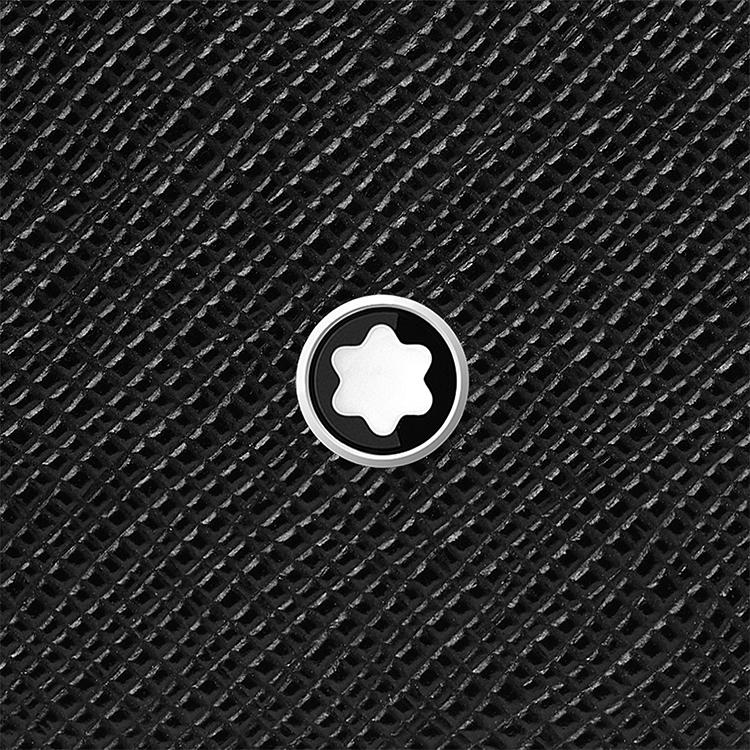 Montblanc Meisterstück 4810 Bark Print Flap Wallet Men Wallet Black 130928