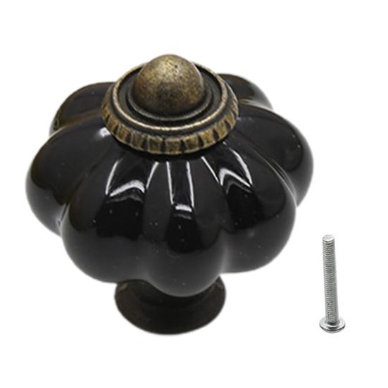 Ручка шкафа креативной формы, износостойкий сплав цинка, ручки шкафа в форме тыквы, мебельная фурнитура для дома