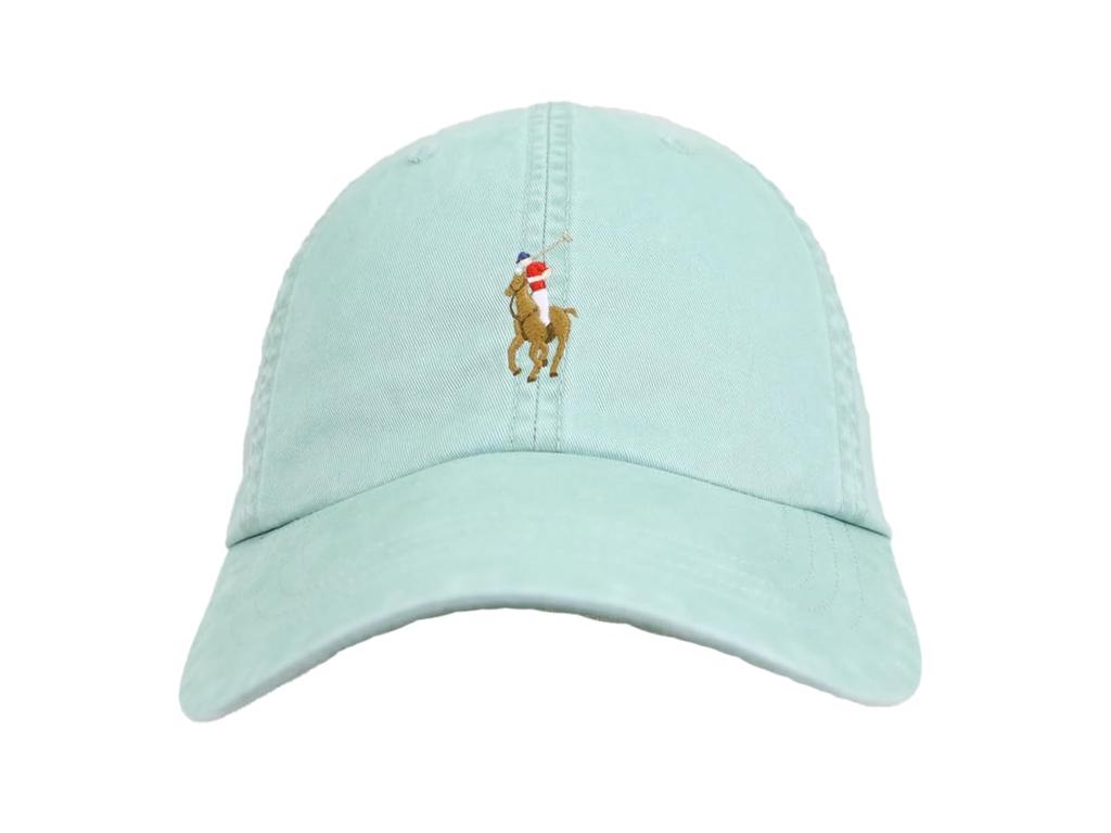 (Поло Ральф Лорен) Мужская и женская кепка с многоцветной вышивкой пони, фирменная кепка Pony 01080118-ЗЕЛЕНЫЙ [Б/У]