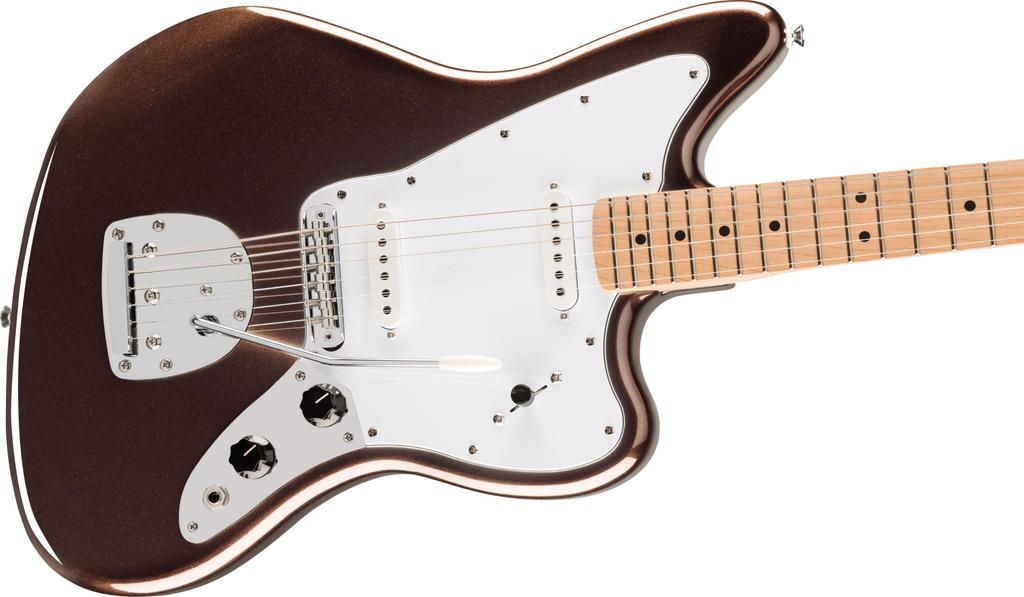 Squier by Series Jaguar Maple Fingerboard White Pickguard Mystic Metallic Brown Squier Fender/Affinity