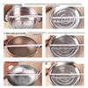 Zhaoran Thickened Stainless Steel Visible Wok Lid