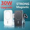 30W Magnetic Wireless Chargers Car Air Vent Stand Phone Holder Mini QI Fast Charging Station For iPhone 12 13 14 Pro Max Macsafe
