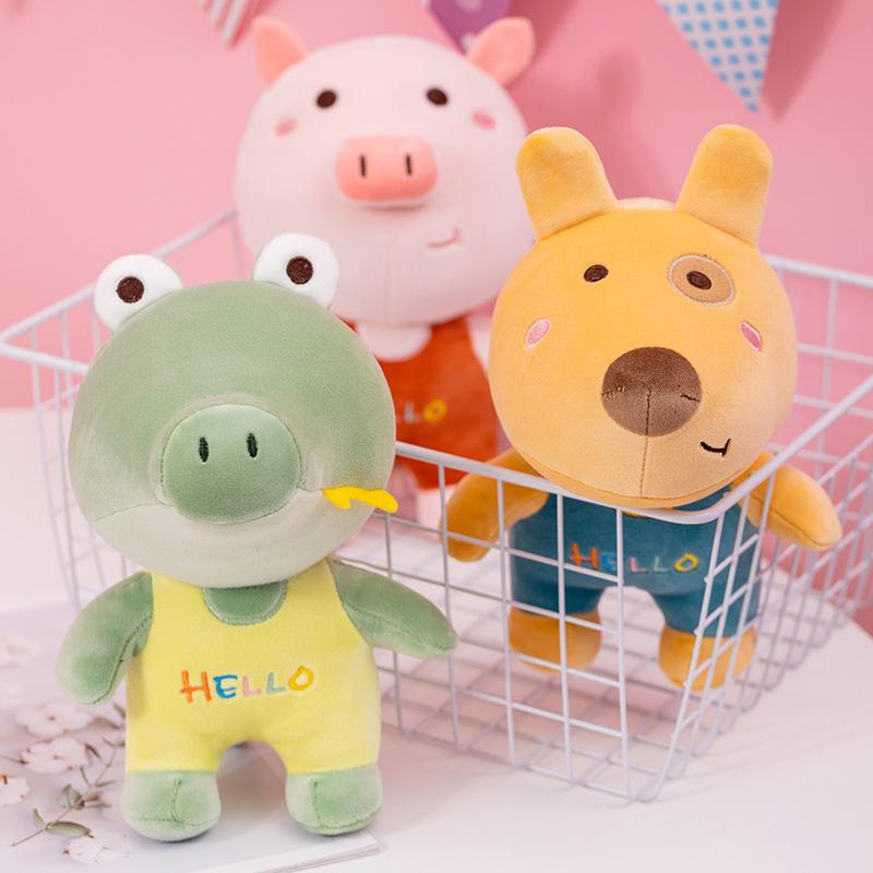 Творческая кукла Хапи, милая плюшевая игрушка в виде поросенка, кукла-динозавр, спящая с куклой, девочка, супер мягкий подарок для пары