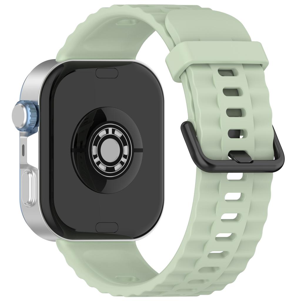 Silicone Strap with Black Buckle for Huawei Watch Fit 4 Pro/4/3 Breathable Watch Band