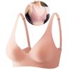 FINETOO Women Bare Skin Bra Wire Free Brassieres Push Up Women's Underwear Active Sports Fiteness Bra Sexy Intimates Lingerie