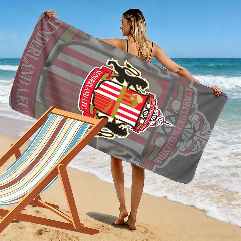 Sunderland Beach Towel, Large Soft Quick Dry Towel for Beach Camping Swimming