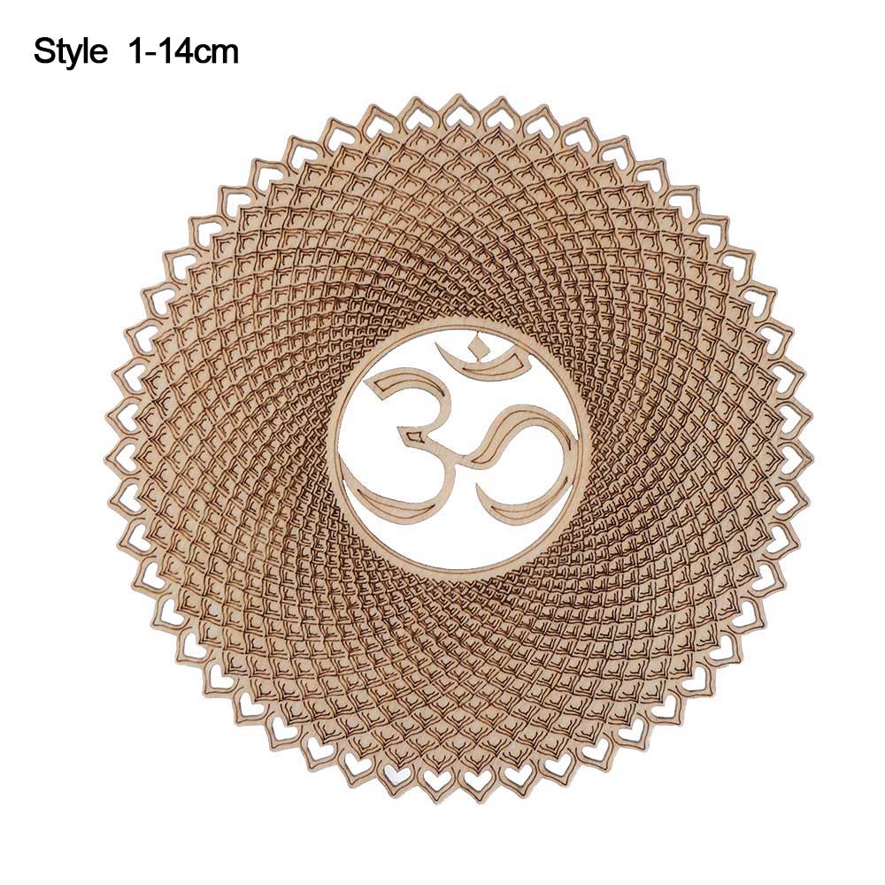 14 см деревянная настенная вывеска в форме цветка жизни подставка под лазерную резку деревянная настенная живопись своими руками подставка под ремесло изготовление геометрического орнамента домашний декор