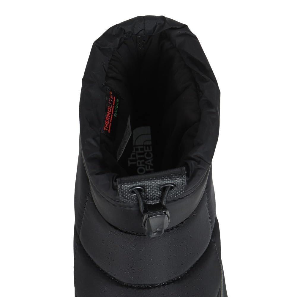 The North Face Nuptse Bootie WP Logo Short ARCTIC GRIP TNF Size 7 Black/TNF White,