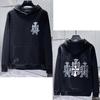 8602 CHROME HEARTS 2025 New Spring and Autumn Plus-size Thin Style Classic Style Logo Hooded Sweatshirt for Couples