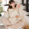 Pajamas Women's Spring and Fall Models of Long-Sleeved Pajamas Homewear Set of Girls Students Casual Pajamas Homewear