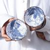 Фарфоровый набор чашек «Синий и белый дракон-Феникс» — китайская керамическая пара для чая и вина, роскошные подходящие сосуды для питья для дома