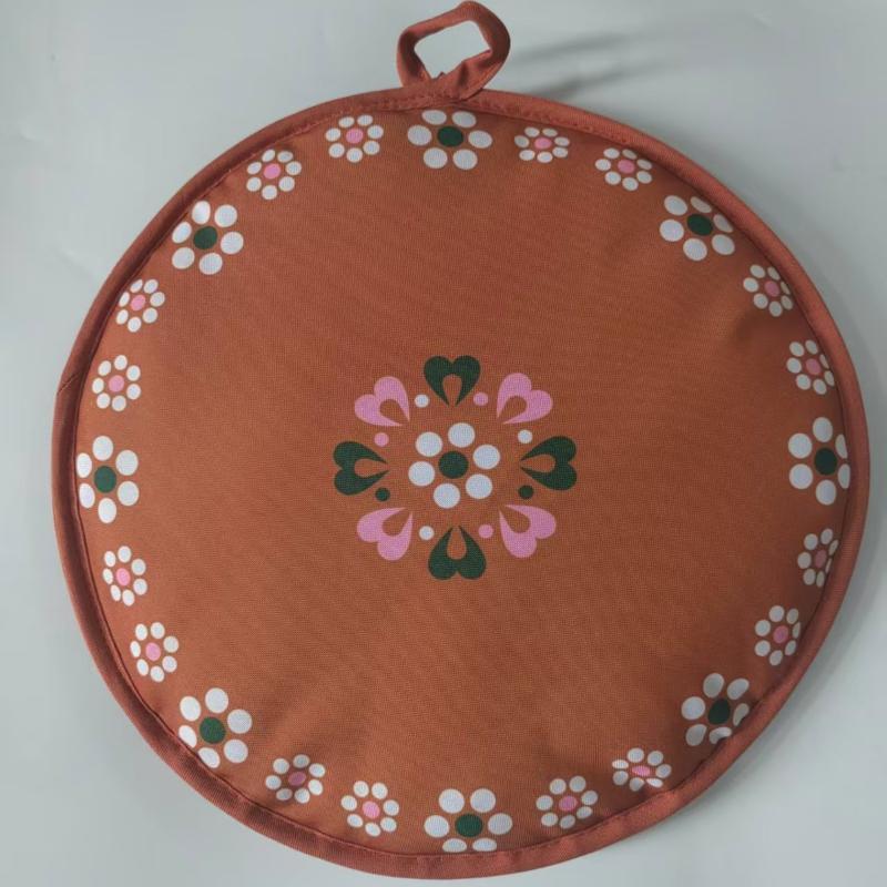 Tortilla Warmer Pouch Thickened Insulated Fabric Round Bag Suitable for Pancakes Burritos Taco Serving Home Use