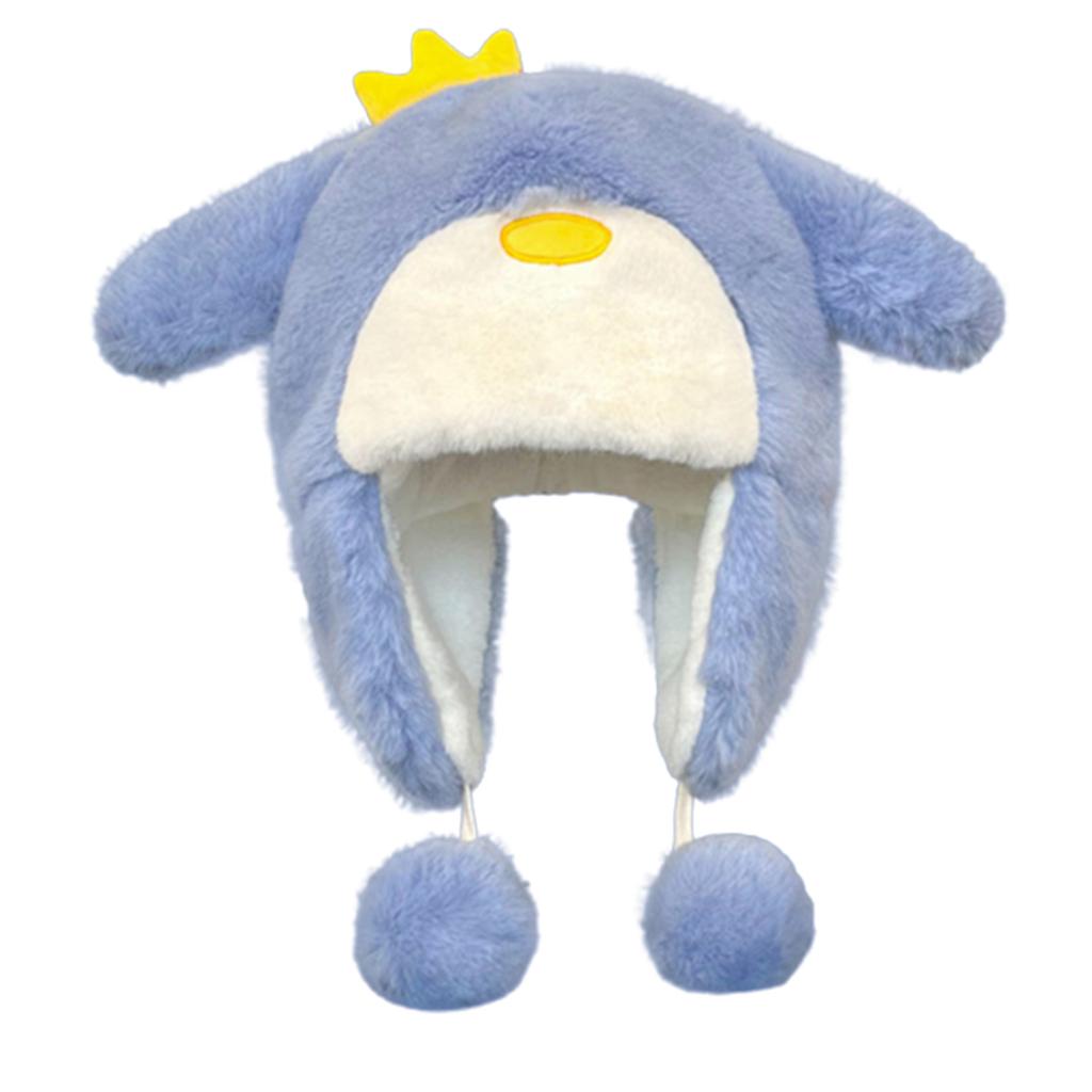 Шапка-ушанка с пушистыми ушками, утолщенная плюшевая шапка-наушник для катания на лыжах, походов, универсальная женская ветрозащитная шапка-ушанка для холодной погоды