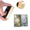 High Quality Transparent Plastic Playing Cards Waterproof Gold Edge Poker Cards Dragon Card Game Collection Gift