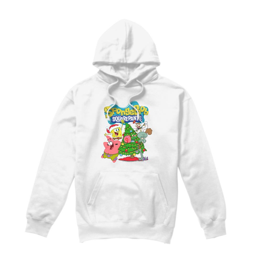 SpongeBob SquarePants Mens Christmas Tree Hoodie