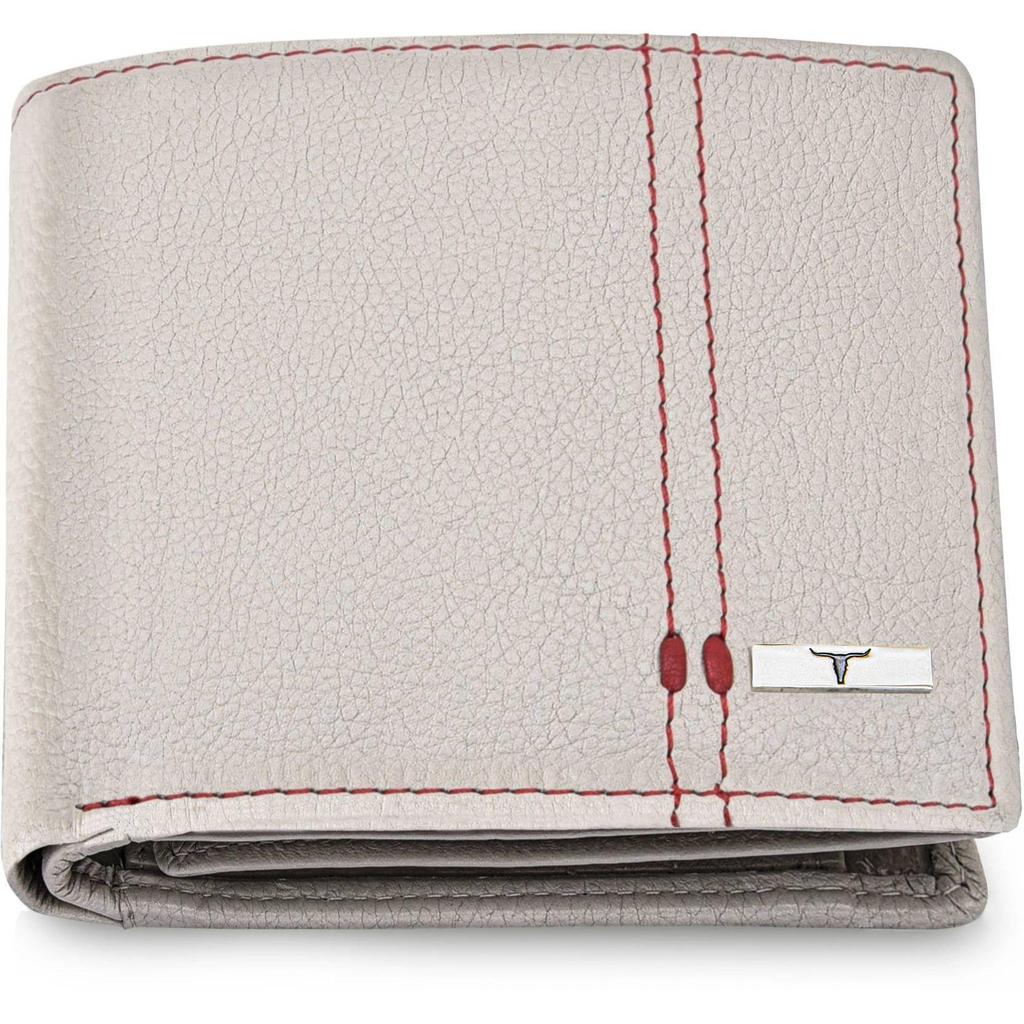 Мужской повседневный, дорожный, формальный, модный кошелек из натуральной кожи с RFID-меткой  (8 слотов для карт)