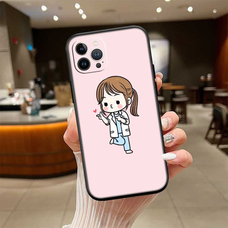 Чехол для телефона 'Доктор Медсестра' для Samsung Galaxy A11 A12 A13 A15 A52S A53 A55 A56 A70 A71 A72 A73 F06 F16 F56 S10 Plus S10e