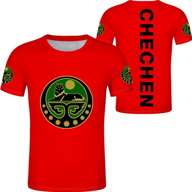 Summer Round Neck 3D Chechen Themed Graphic Print Top Fashionable Casual Short Sleeved Men's T-shirts