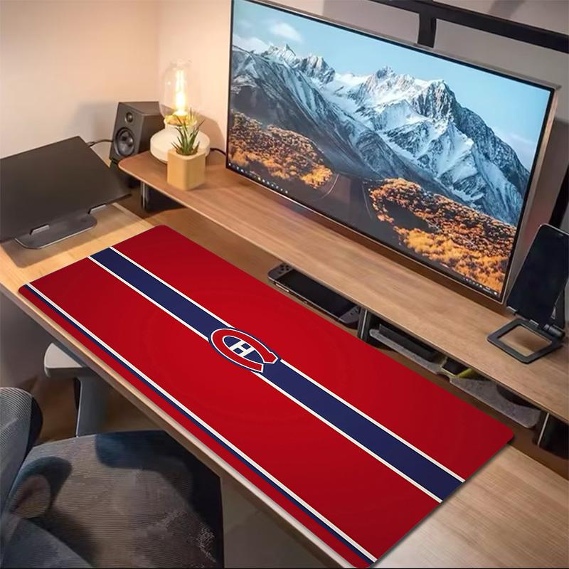 Montreal Canadiens Print Cushion Non-slip Laptop Tablet Big Mousepad XXL Mat Mini PC Playmat With Lock edge