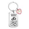 1Pc Love Accessories Commemorative Gift Russian Keychain Fashion Accessories Engraved Keychain Simple Style Stainless Steel
