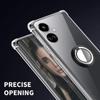 Прозрачный чехол с подставкой и кольцом для INFINIX TECNO Camon 19 Pro 18 17 16 15 pro, кронштейн-держатель, подушка безопасности, противоударный, прозрачный, мягкий силиконовый защитный чехол для телефона