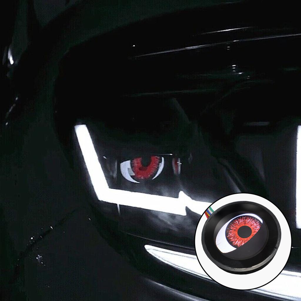 Автомобильные фары Devil Eye 12 В светодиодные динамические фары Demon Eye для автомобилей, регулировка режимов сборки, автомобильная линза, модернизация ламп