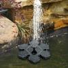 Mini Solar Powered Fountain Water Pump Bird Bath Floating Garden Pond Pool Fish Tanks Decoration Outdoor Lotus Floating Water