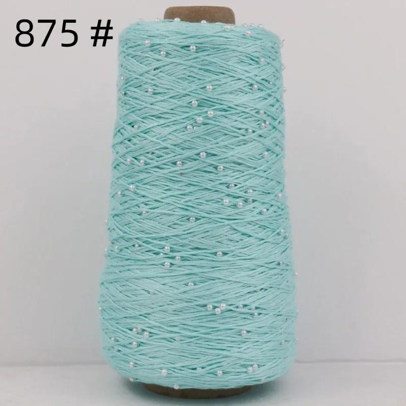 6 нитей мерсеризованного хлопка + жемчужная нить ручного плетения из чистого хлопка тонкая шерстяная нить для вязания крючком бисер своими руками ручного плетения