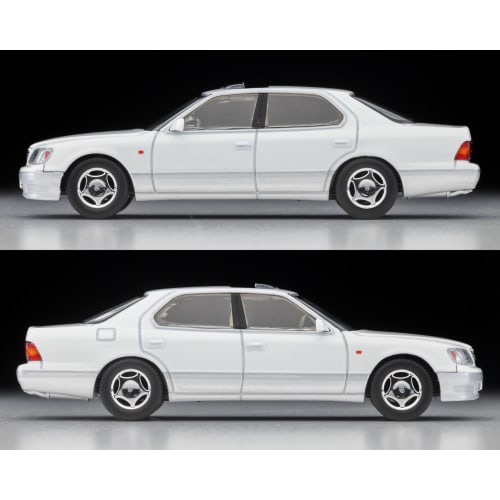 TOMYTEC Tomica Limited Vintage Neo 1/64 Scale LV-N356a Toyota Celsior C Spec F Package Pearl White/Silver 1997 Model (Finished Product) 333869