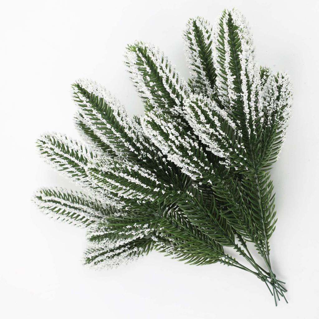 5/10 шт. Рождественское украшение Искусственные сосновые ветки Ветки падуба для домашнего декора Подвеска для рождественской елки Венок Подарки Украшение