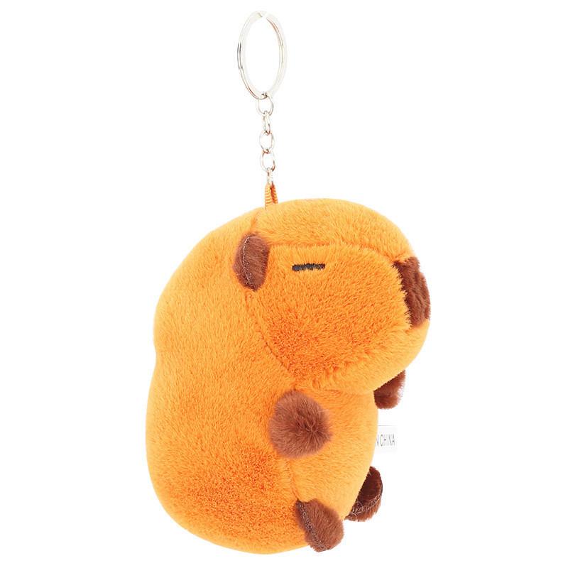 Adorable Capybara Plush Keychain Soft And Cute Cross-border Bag Charm