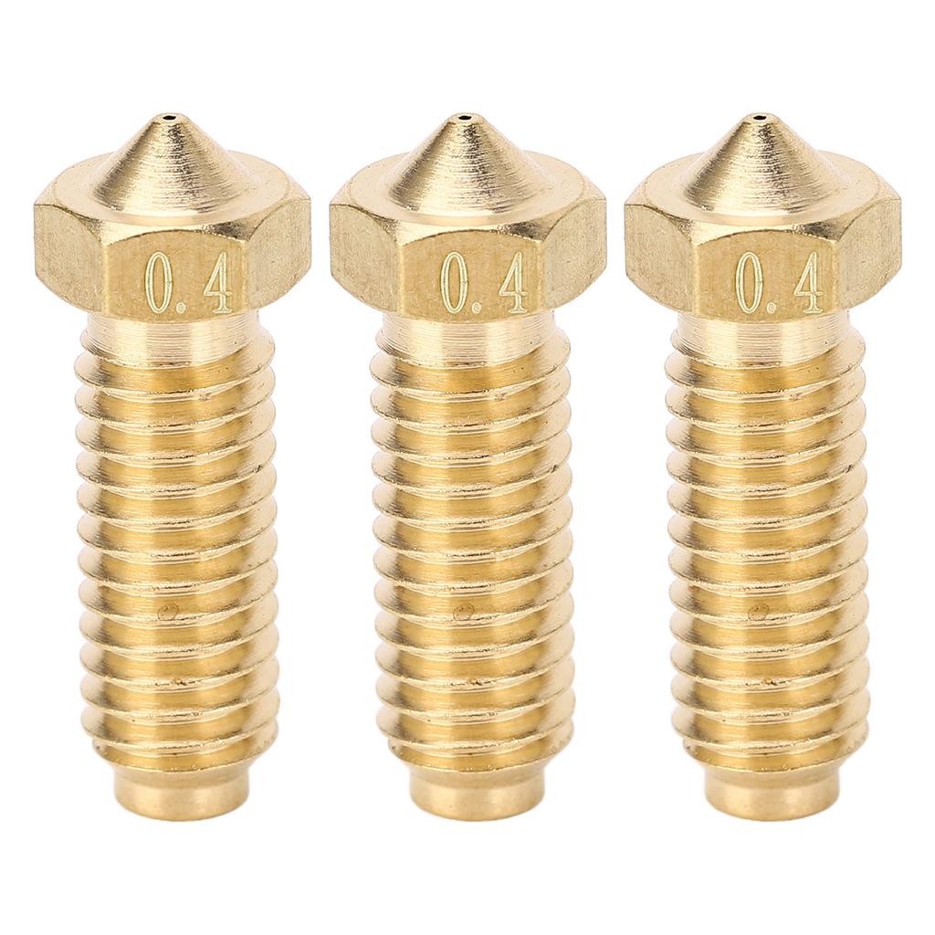 3Pcs 3D Printer Brass Nozzle Kit for Anycubic Kobra 2 Kobra 2 Pro Kobra 2 Maximum Kobra 2 Plus