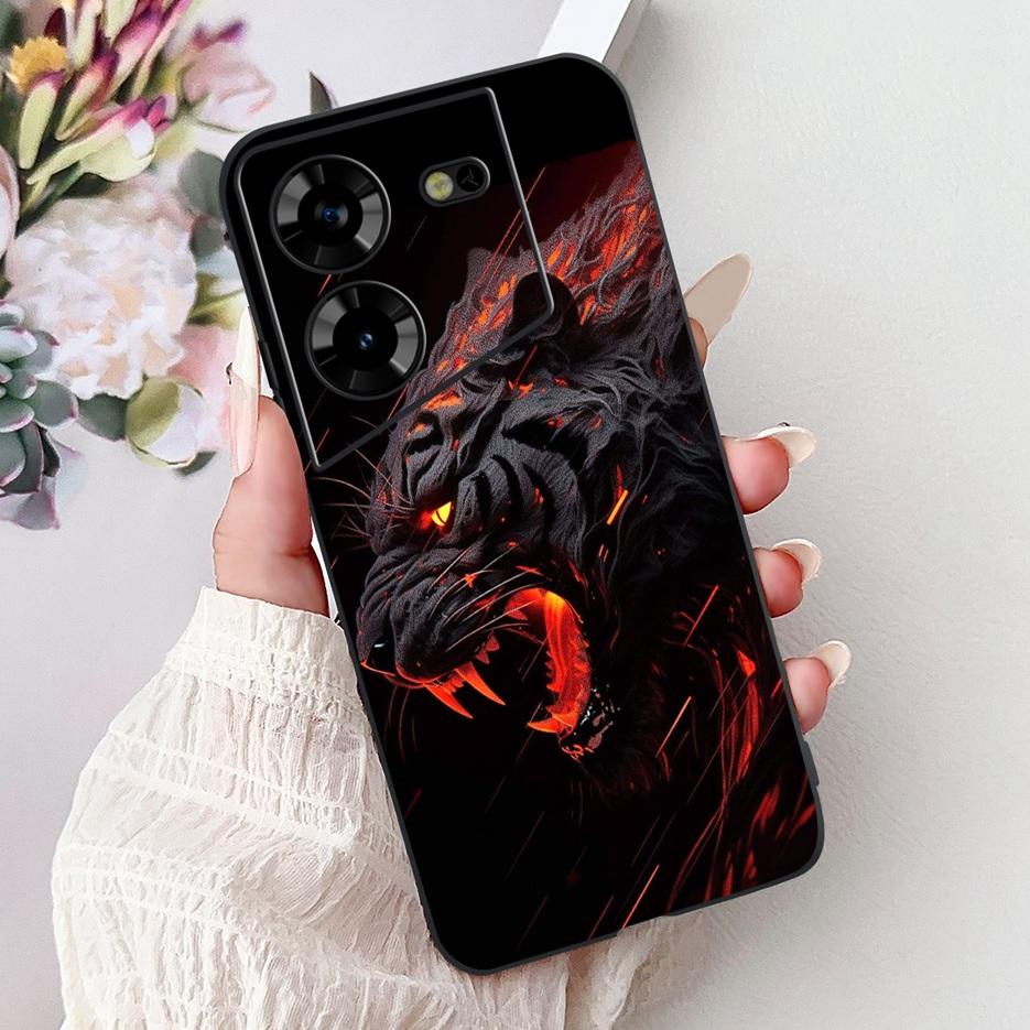 For Tecno Pova 5 Case LH7n Cute Fashion Pattern Cover Soft TPU Phone Cases For Tecno Pova 5 Pro LH8n Pova5 Pro Back Cover Bumper