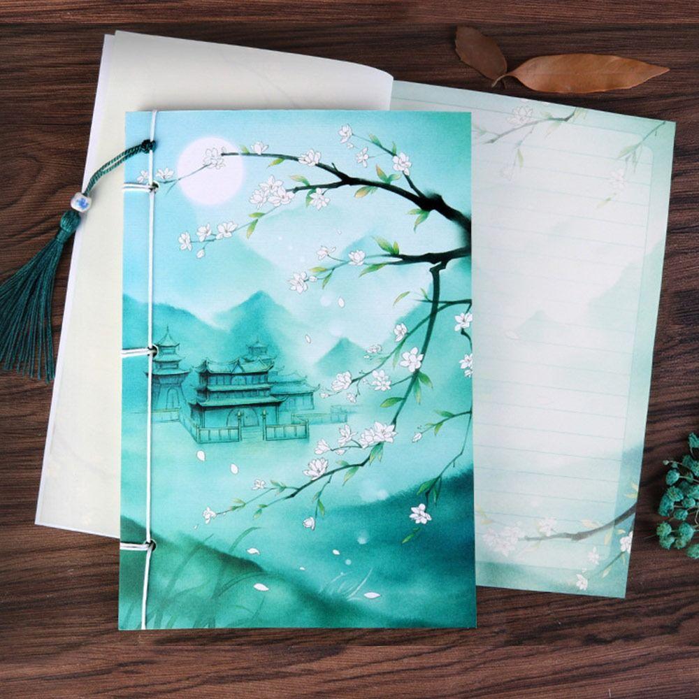 Sketchbook Wire-bound Notebook Handmade Journal Notepad Tassel Diary Note Book Office Stationery