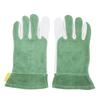 Pair Goatskin Leather TIG Oxyfluoride Welding Gloves Thermal Insulation Fireproof Soft Wear Resistant