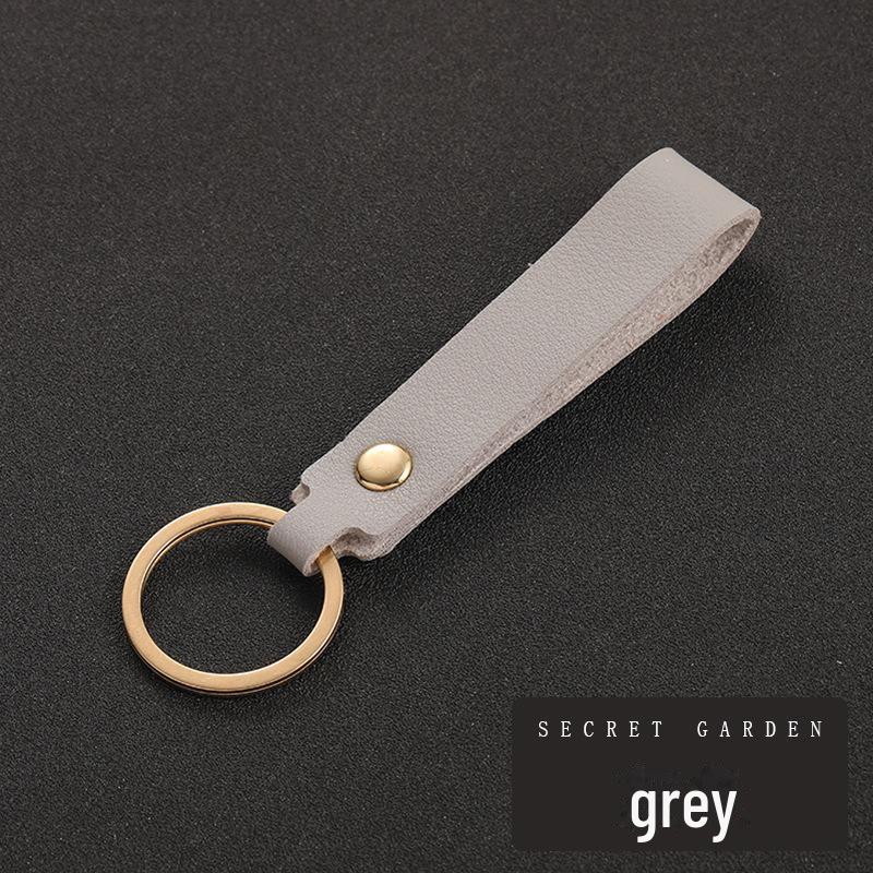 Custom Multicolor PU Leather Keychain - Perfect Business Gift for Car Keys