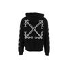 OFF WHITE Толстовка на молнии с принтом Chain Arrow Slim OMBE013F22FLE0061001