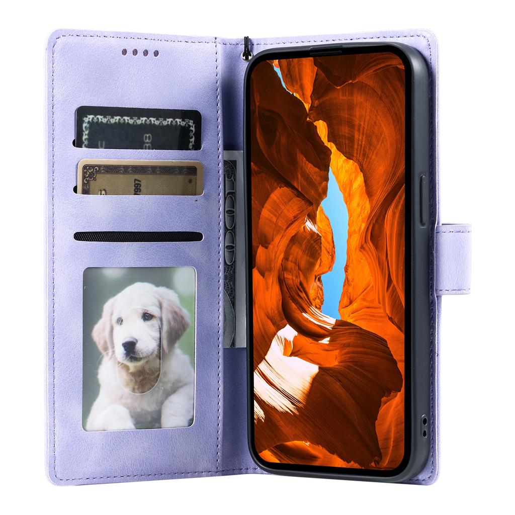 For Motorola Moto G56 5G Case Imprinted Totem Skin Feel Wallet Leather Phone Cover with Hand Strap