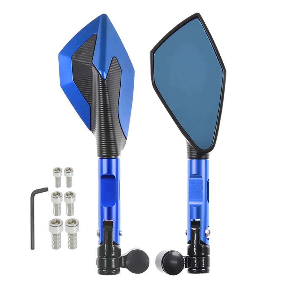 Мотоциклетное боковое зеркало с ЧПУ 10 мм, зеркала заднего вида для Kawasaki Ninja 250 400 650 ABS Vulcan S 650cc ER-6F ER-6n ZX-6R ZX-10R