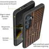 Деревянный чехол Carveit для Galaxy S25 Case 2025 [Натуральное дерево и черный мягкий ТПУ] Противоударный защитный чехол Уникальный деревянный дизайн Совместим с Samsung