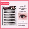 Eyelash Book: Adhesive-Free False Eyelashes - 10 Rows of Individual Upper & Lower Clusters for Beauty Makeup