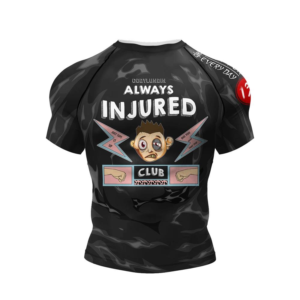 CODY LUNDIN Футболка для ММА с коротким рукавом Рашгард для джиу-джитсу BJJ для мужчин Татуировка Крутая Солнцезащитная Футболка для Велоспорта Серфинга Бокса