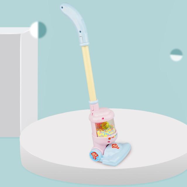 Детский электрический мини-пылесос, имитация зарядки, пылесборник для работы по дому, игрушка для детей, обучающая ролевая игра