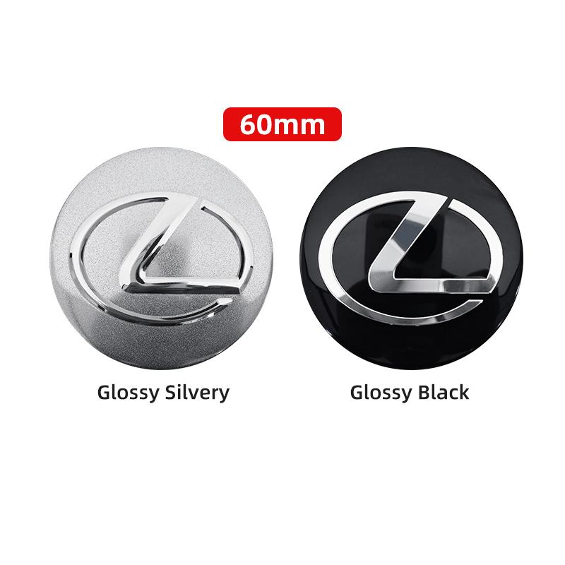3D 4pcs 56mm 60mm 65mm Car Wheel Center Hub Cap Stickers Decal For Lexus GS IS LS500h ES260 ES300h RX350h NX260 UX260  LM LC