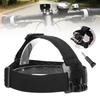Plastic Black Outdoor Head Harness Strap Shooting Bracket Headband Mount for Motion Camera