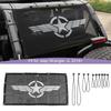 Car Trunk Sunshade Mesh Sunscreen Cover For Jeep Wrangler TJ JK JL BJ40L BJ40 Plus 4-door Version Exterior Accessories, UV Protection